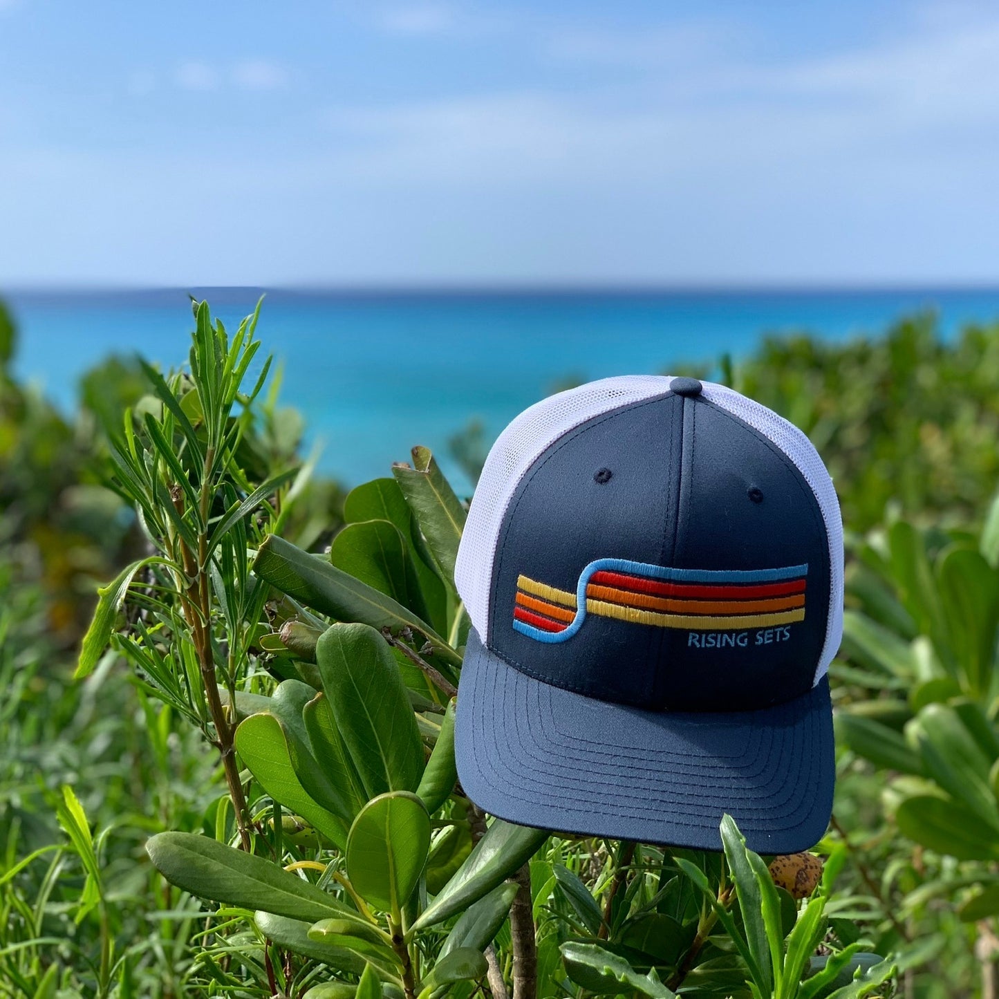 Rising Sets Long Lines Trucker
