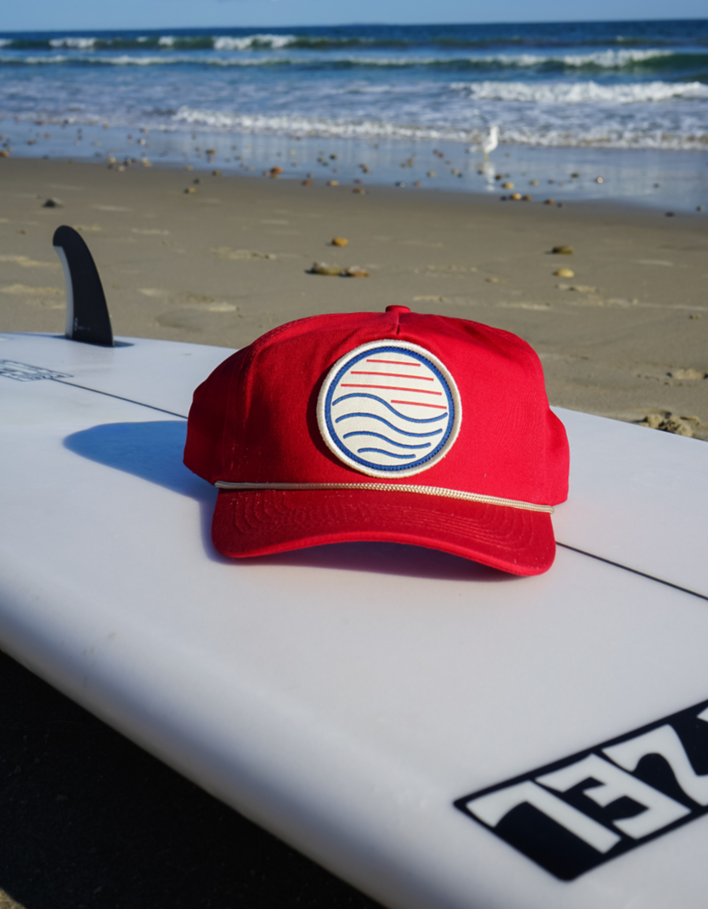Rising Sets Swell Patch Unstructured Hat