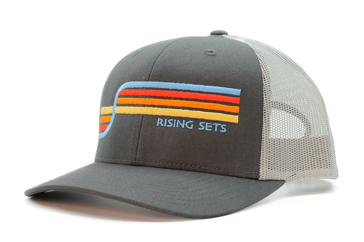 Rising Sets Long Lines Trucker