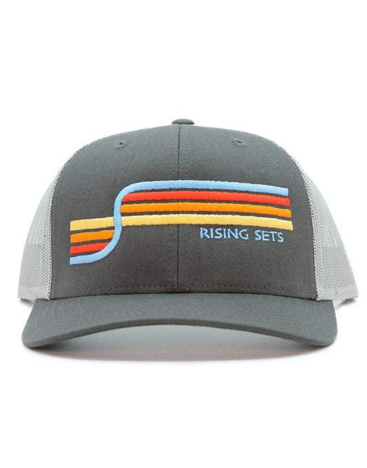 Rising Sets Long Lines Trucker