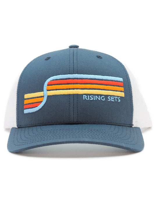 Rising Sets Long Lines Trucker