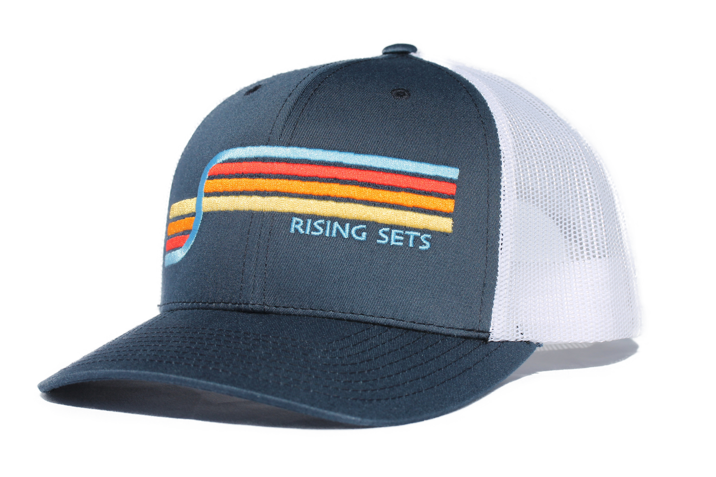 Rising Sets Long Lines Trucker